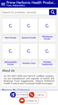 Mobile Screenshot of primeherbonix.in